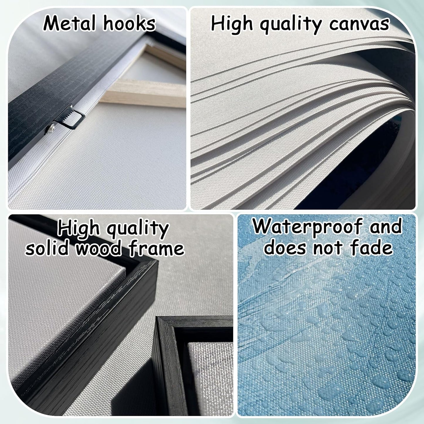 Pogusmavi Forest Wall Art Green Tree of Life Framed Artwork For Walls Birch Tree Home Decor Large Wall Art Pictures For Living Room Wall Decoration Art Print Forest Wall 29×58 Blacke Framed