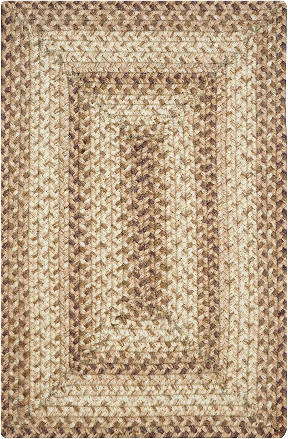 Homespice Cookie Dough Dining Placemats, Warm Country Decor, Set of 6, Brown - 13x19 Rectangle Table Mats - Vibrant Colors, Durable, Easy to Clean and Protects Furniture