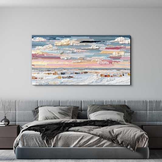 Abstract Canvas Art Wall Decor Wall Pictures For Living Room Canvas Wall Art Decor Large Modern Wall Art Prints Colorful Abstract Wall Art Decor Art Work for Walls Home Bedroom Office Decor 24" X 48"