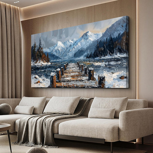 Canvas Wall Art Decor Wall Art Pictures for Living Room Canvas Art Wall Decor Nature Landscape Wall Art Prints Artwork For Walls Modern Coastal Wall Art Decorations Home Ofiice Kitchen Decor 20" X 40"