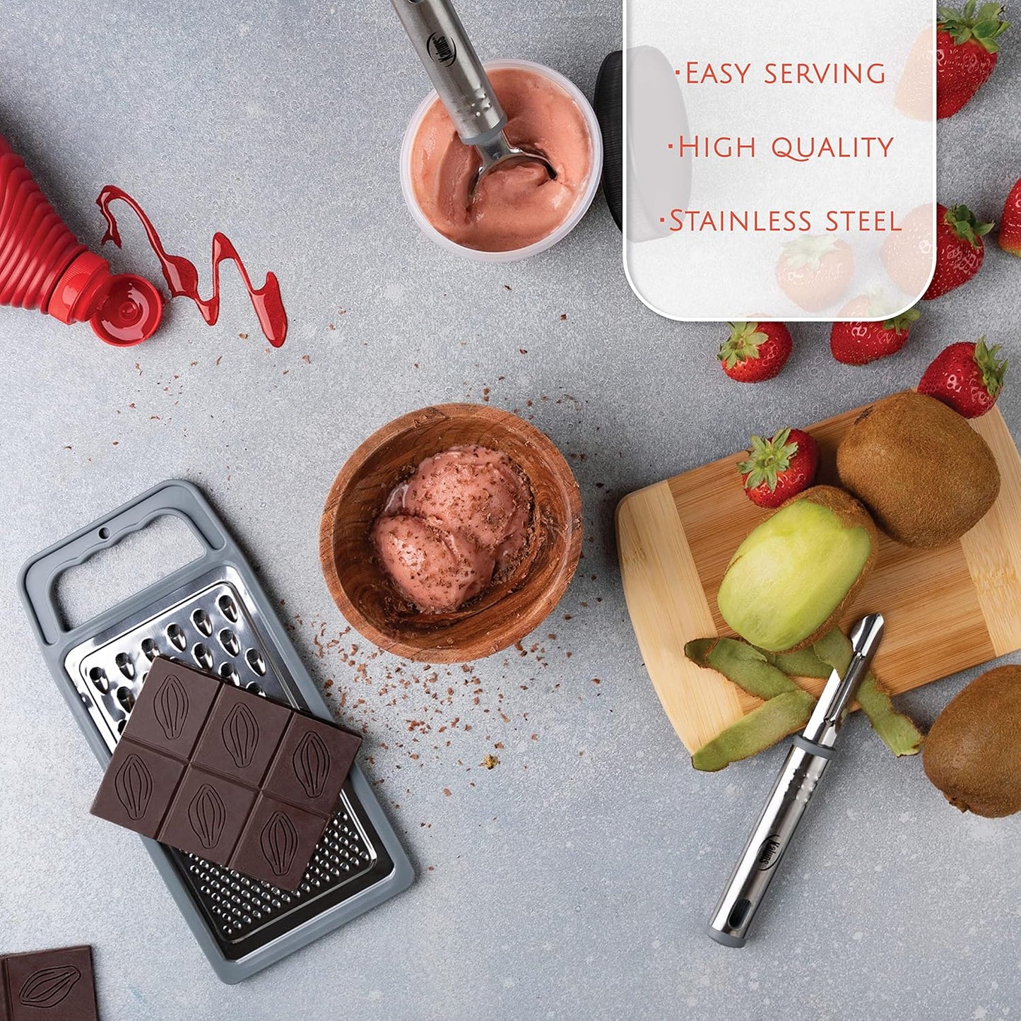 Kitchen Utensils Set 35 PCS Cooking Utensils Set, Nonstick and Heat Resistant Nylon Stainless Steel Silicone Spatula Set - Kitchen Gadgets Home Essentials Kitchen Accessories, Apartment Must Haves