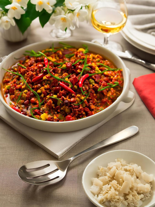 Matte Serving Set, 18/10 Stainless Steel Satin Flatware, Modern Brushed Finish Cutlery, Dishwasher Safe & Durable, Built to Last (10-Piece Serving Set, Fidenza)