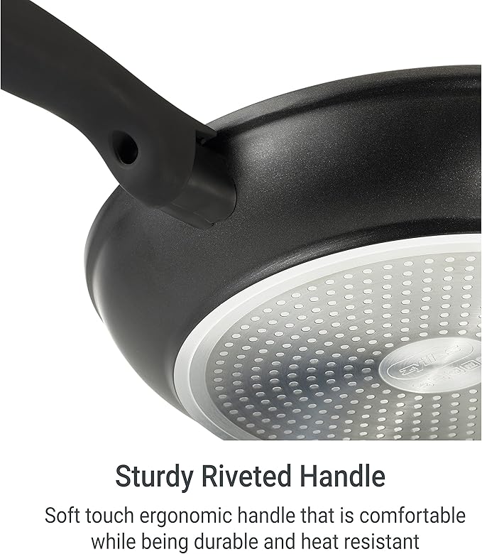 Zyliss Cook Ultimate Nonstick 2-Piece Fry Pan Value Set - Ceramic Frying Pan - Non-Stick & Induction Frying Pan - Dishwasher and Metal Utensil Safe Cooking Pan - 8 inches and 11 inches