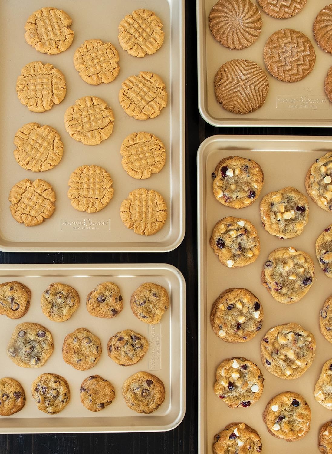 Nordic Ware Naturals Aluminum NonStick Jelly Roll Baking Sheet