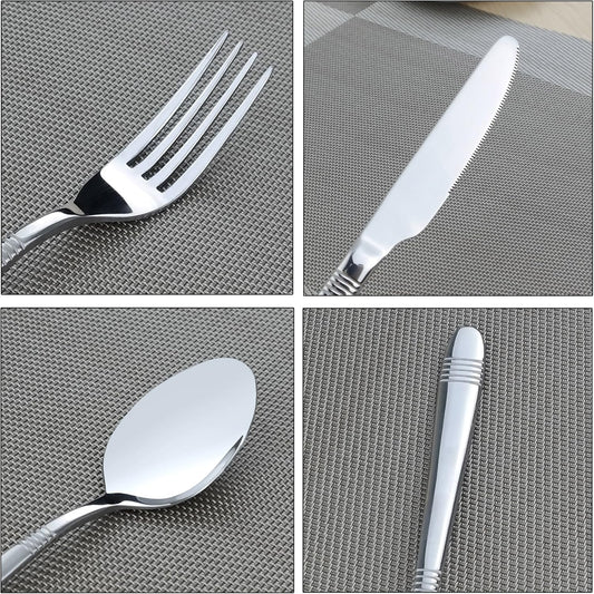 Begale 60-Piece Flatware Set, Stainless Steel, Service for 12