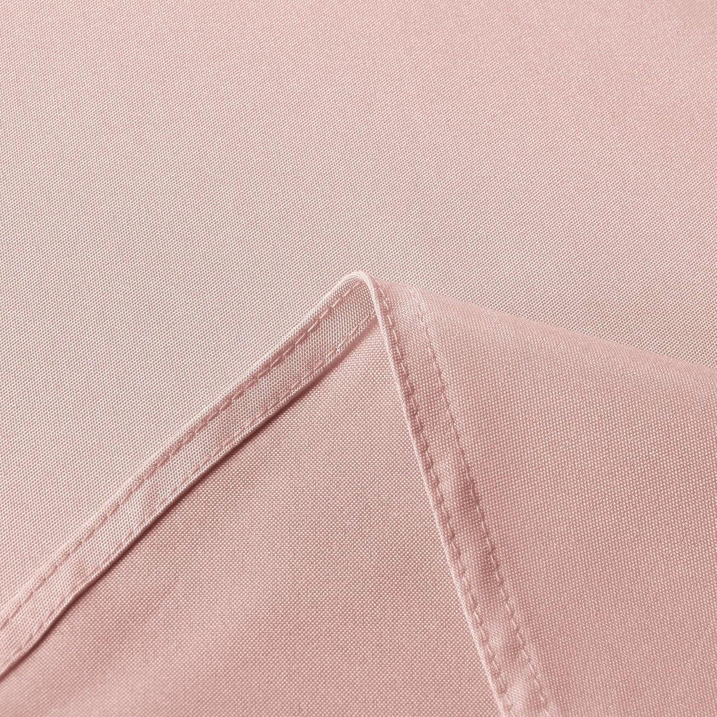 sancua Rectangle Tablecloth - 60 x 84 Inch - Stain and Wrinkle Resistant Washable Polyester Table Cloth, Decorative Fabric Table Cover for Dining Tables, Buffet Parties and Camping, Blush