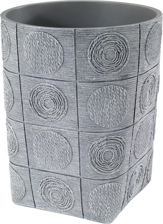 Avanti Linens Galaxy Waste Basket, Silver