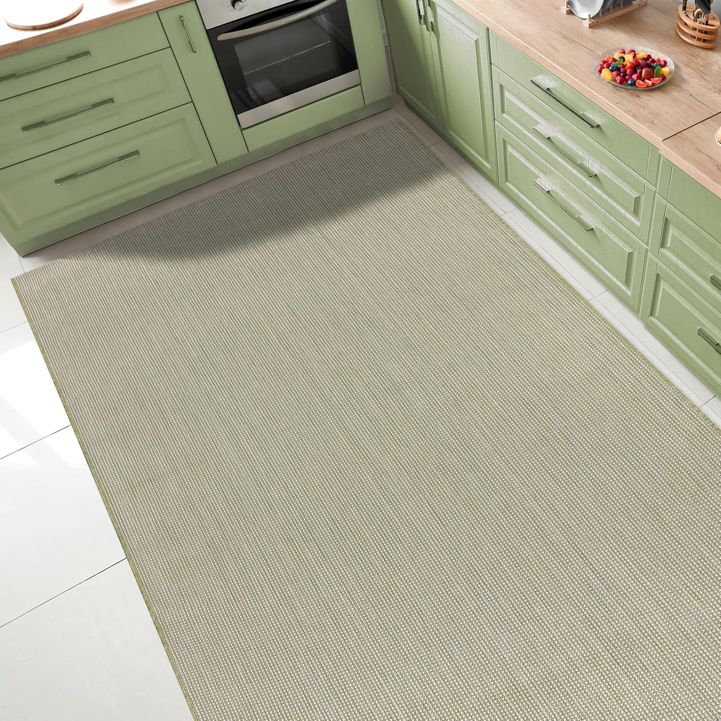 Keen Home Design Terrace Outdoor Area Rug - 12x15 Washable Indoor/Outdoor Rug for Patio, Kitchen, Balcony, Beach, Garden, Deck and Porch, Size: 12'x15'