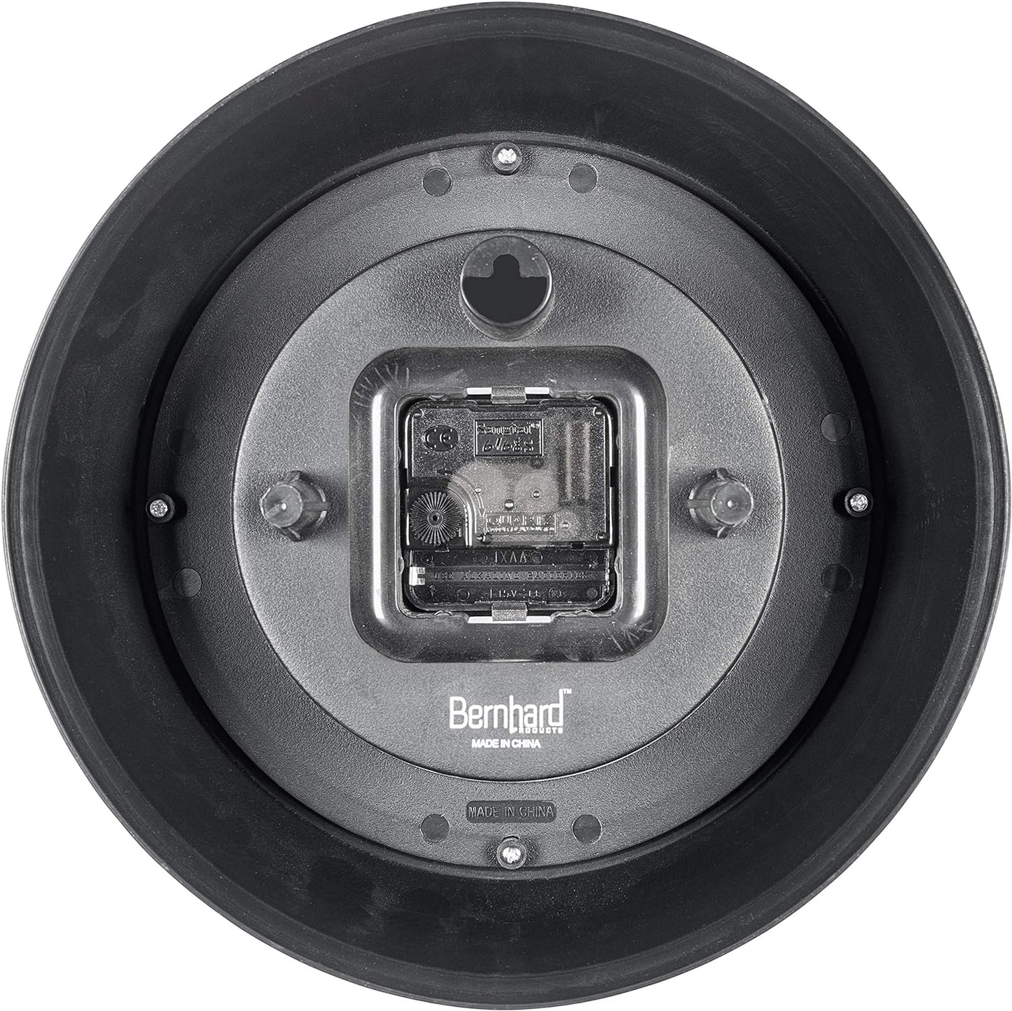 Bernhard Products Retro Wall Clock 9.5 Inch Blue Kitchen 50's Vintage Design Round Silent Non Ticking Battery Operated Quality Quartz Clock (Robin Egg Blue)