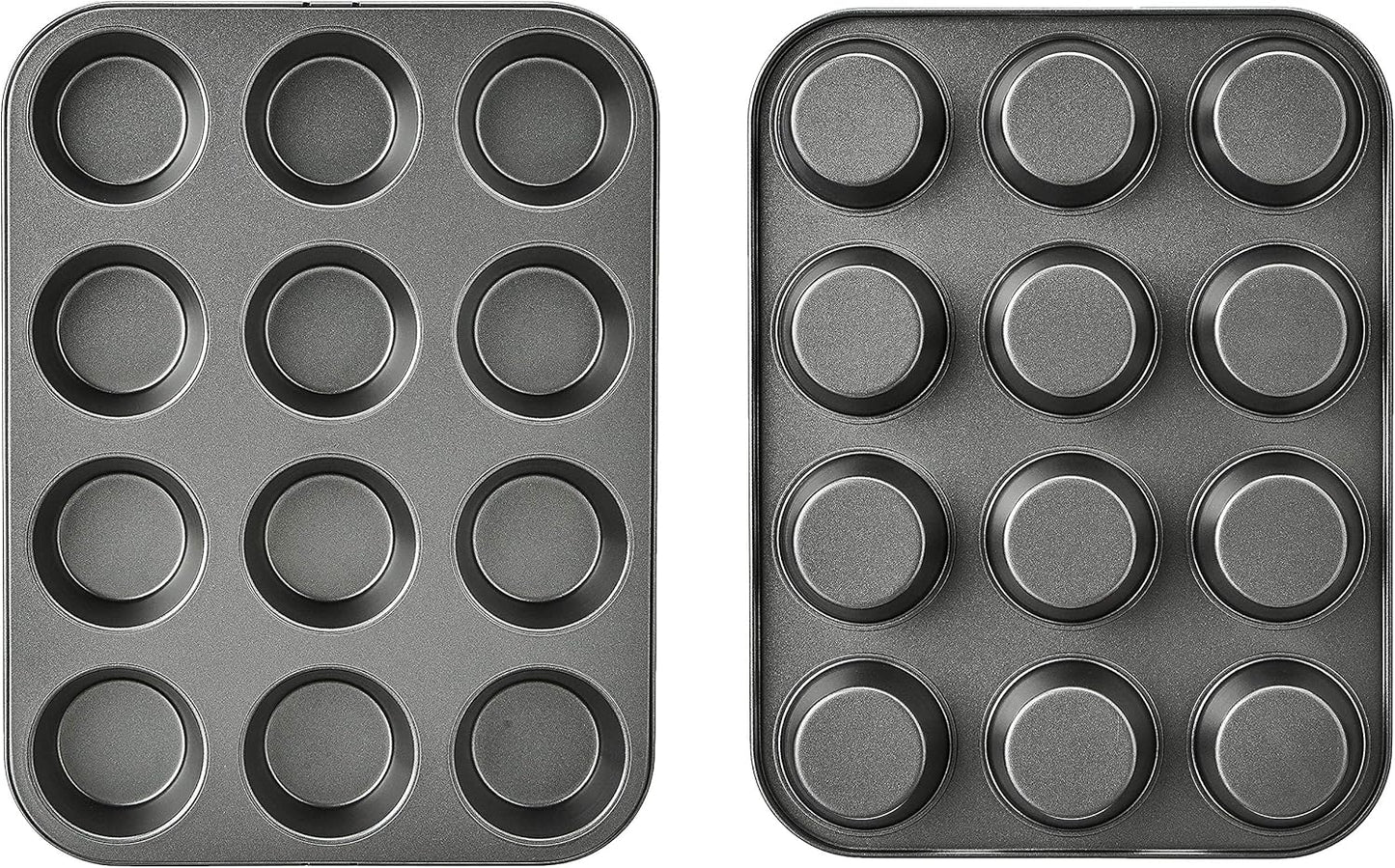 2 Pcs Oreo Chocolate Cookie Silicone Molds, 12-Cavity Round Silicone Mold, Baking Mold for Oreo, Chocolate, Cookie, Candy, Mini Cake