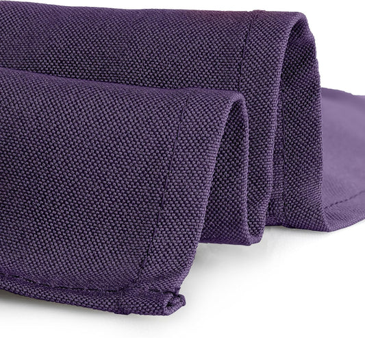 Gee Di Moda Rectangle Tablecloth - 70 x 120 Inch Purple - Heavy Duty Washable Polyester - For 6 or 8 Foot Rectangular Table