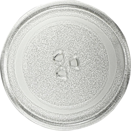 HQRP 9.6" Glass Turntable Tray for Microwave Oven Cooking Plate, 9.6 inch